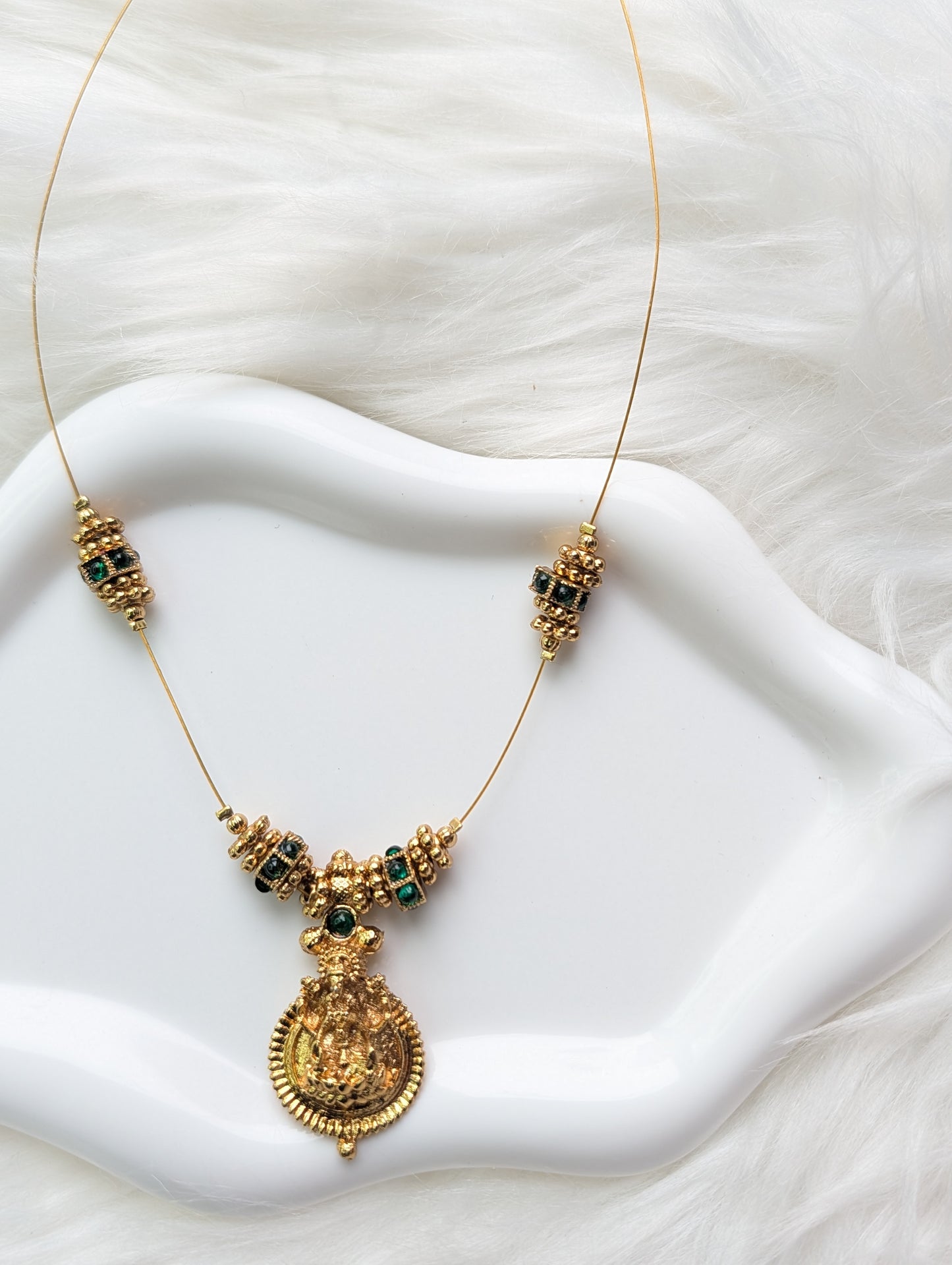 AUR222- Invisible Devi Pendant Necklace
