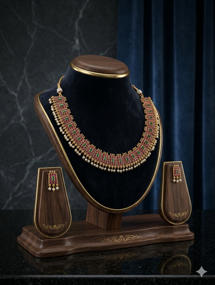 AUR250- Necklace and Earrings Set