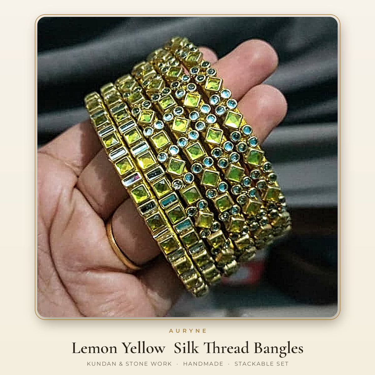 Silk Thread Bangles (2 bangles in a set)