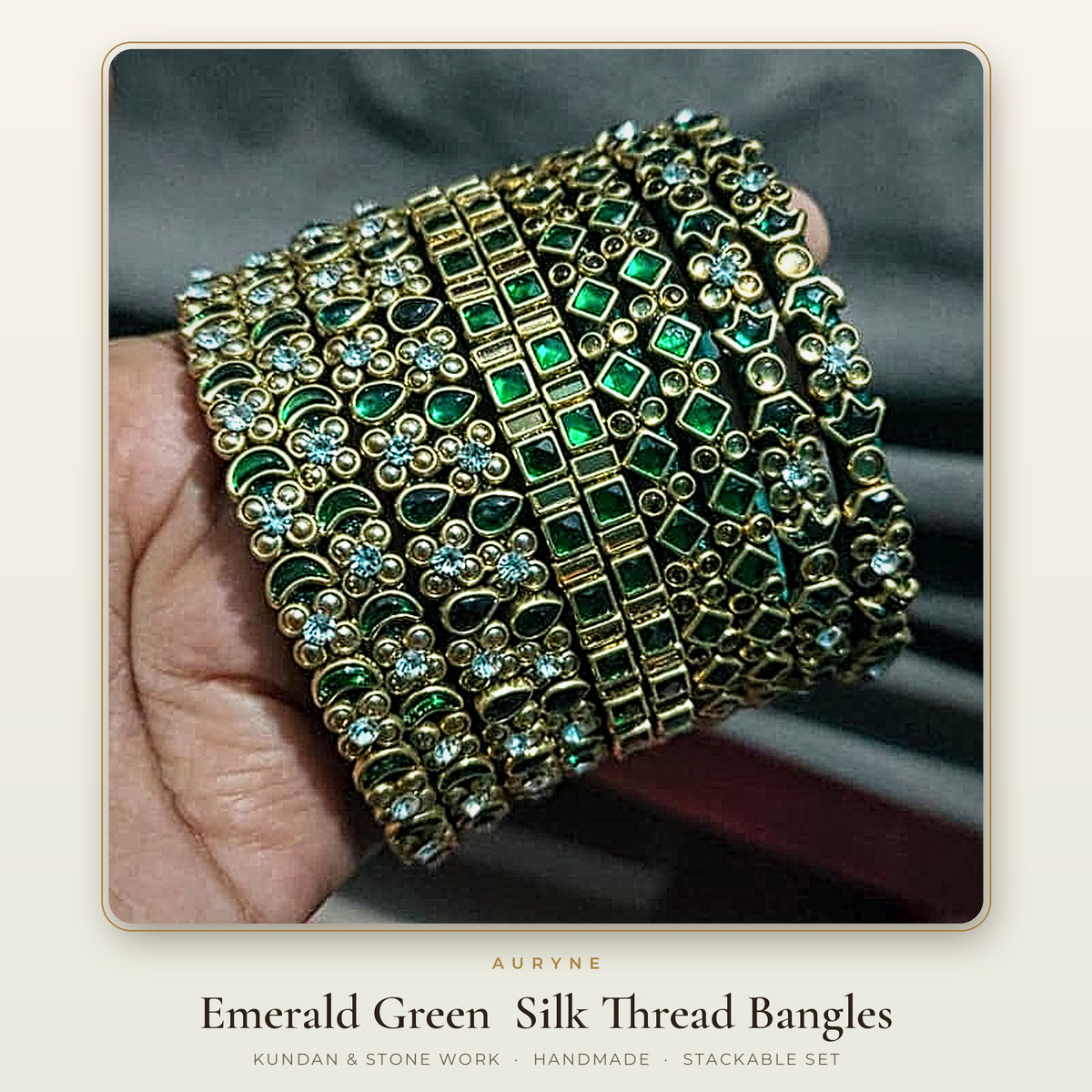 Silk Thread Bangles (2 bangles in a set)