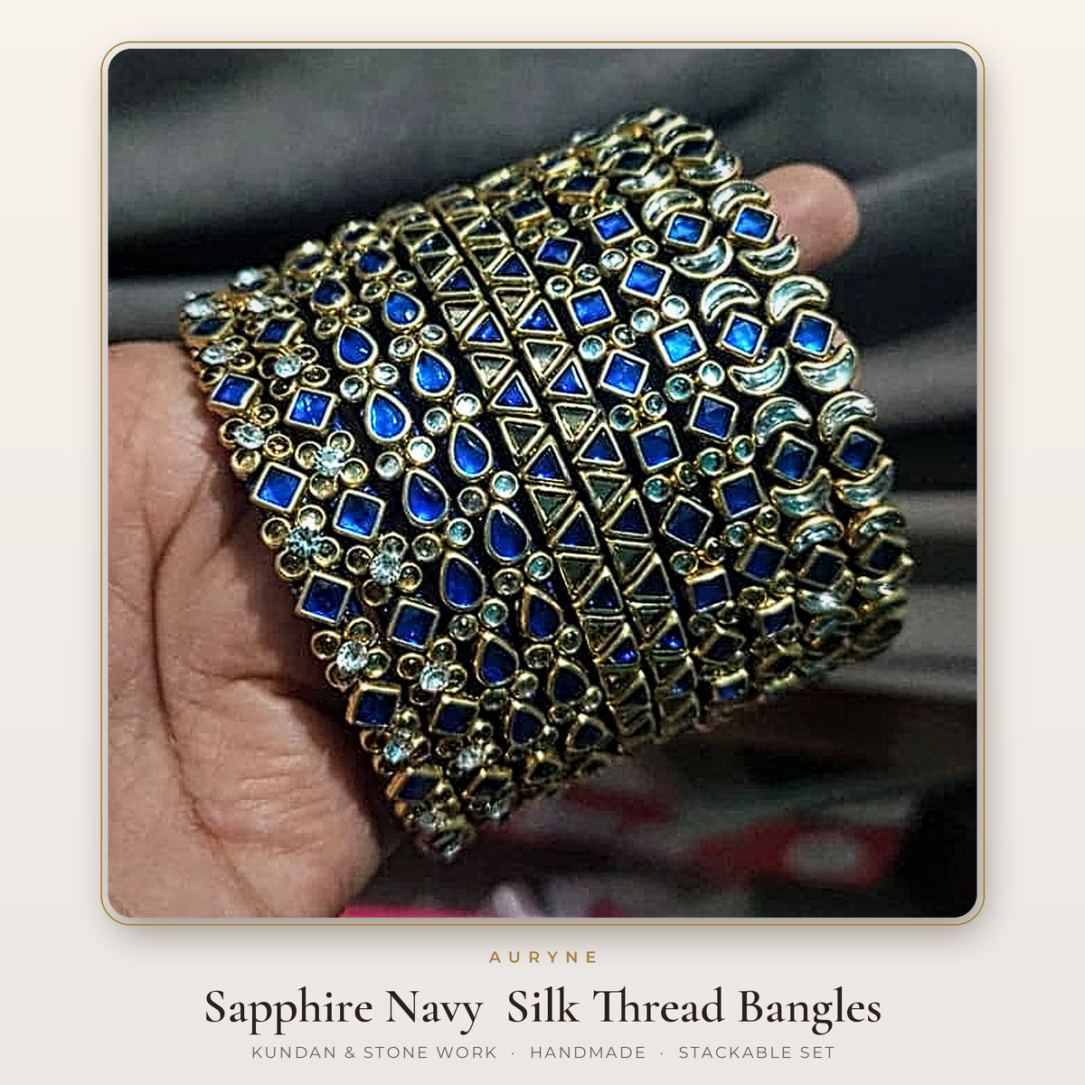 Silk Thread Bangles (2 bangles in a set)