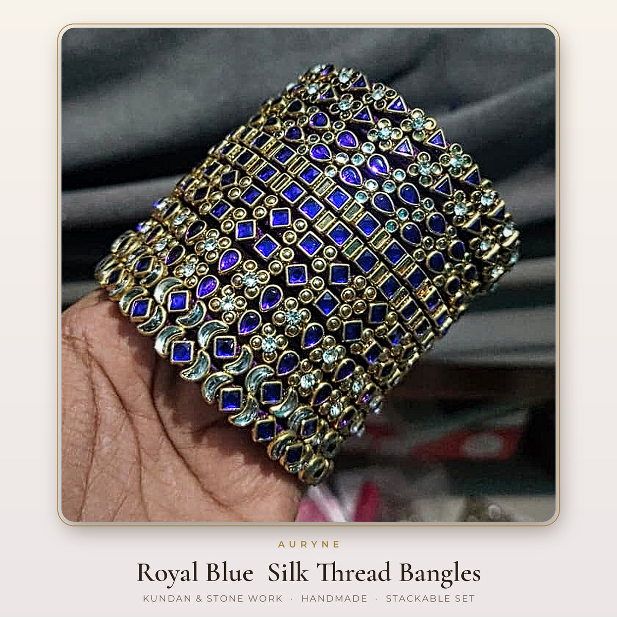 Silk Thread Bangles (2 bangles in a set)