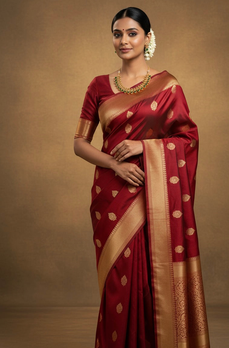 AUR026 - Kerala Traditional Jewelry Set with Earrings