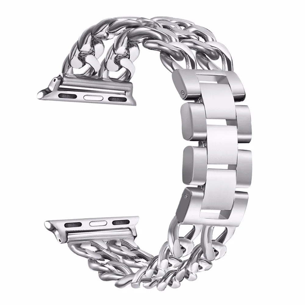 Dropshipping Women's Watch Strap for IWatch Series 7 6 5 4 Jewelry Metal Band for Apple Watch 38mm 42mm 40mm 44mm 41mm 45mm