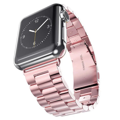 Apple Watch Series Metal Stainless Steel Band Bracelet Straps 40mm 44mm Adapter for IWatch Band