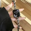 Fashion Zinc Alloy Glitter Diamond Watch Bands for Apple Watch Strap for IWatch Wrist Chain Bracelet Smart Watch 42 44 45 49 mm