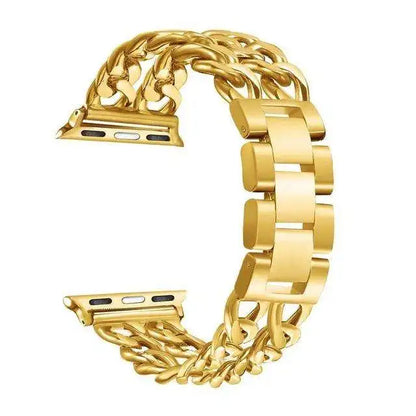 Dropshipping Women's Watch Strap for IWatch Series 7 6 5 4 Jewelry Metal Band for Apple Watch 38mm 42mm 40mm 44mm 41mm 45mm