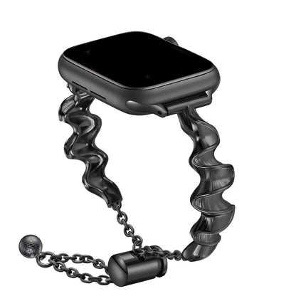Jewelry Strap for Apple Watch Band Ultra 49mm 41mm 38 44 45mm Luxury Chain Metal Bracelet for IWatch Series 7 8 6 5 4 3 Se Strap