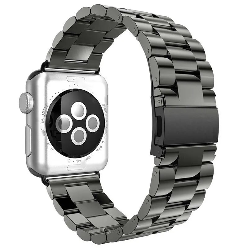 Apple Watch Series Metal Stainless Steel Band Bracelet Straps 40mm 44mm Adapter for IWatch Band