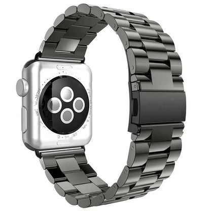 Apple Watch Series Metal Stainless Steel Band Bracelet Straps 40mm 44mm Adapter for IWatch Band