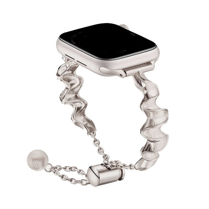 Jewelry Strap for Apple Watch Band Ultra 49mm 41mm 38 44 45mm Luxury Chain Metal Bracelet for IWatch Series 7 8 6 5 4 3 Se Strap