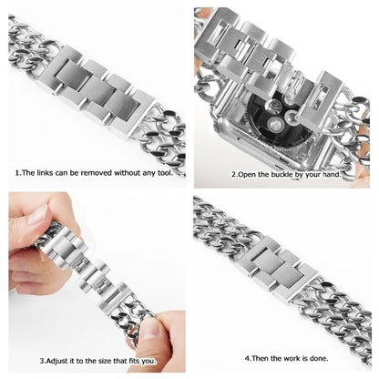 Dropshipping Women's Watch Strap for IWatch Series 7 6 5 4 Jewelry Metal Band for Apple Watch 38mm 42mm 40mm 44mm 41mm 45mm