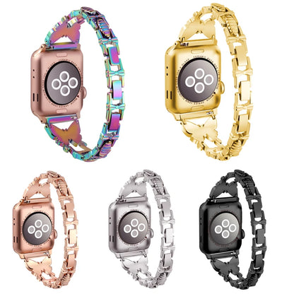 Chain Loop Link Watch Strap for Apple Watch Band 38mm 44mm Metal Strap Bracelet Woman for IWatch Series 8 7 6 SE 5 4