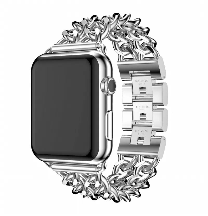 Dropshipping Women's Watch Strap for IWatch Series 7 6 5 4 Jewelry Metal Band for Apple Watch 38mm 42mm 40mm 44mm 41mm 45mm
