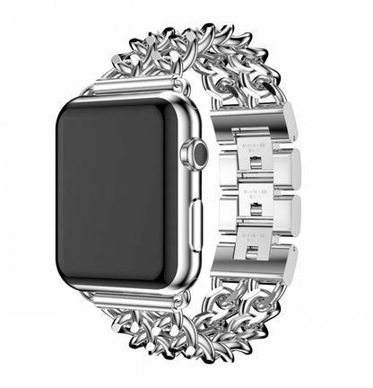 Dropshipping Women's Watch Strap for IWatch Series 7 6 5 4 Jewelry Metal Band for Apple Watch 38mm 42mm 40mm 44mm 41mm 45mm