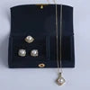 Natural Freshwater Pearl Jewelry Freshwater  Pearl Necklace Ring Earrings Jewelry Sets