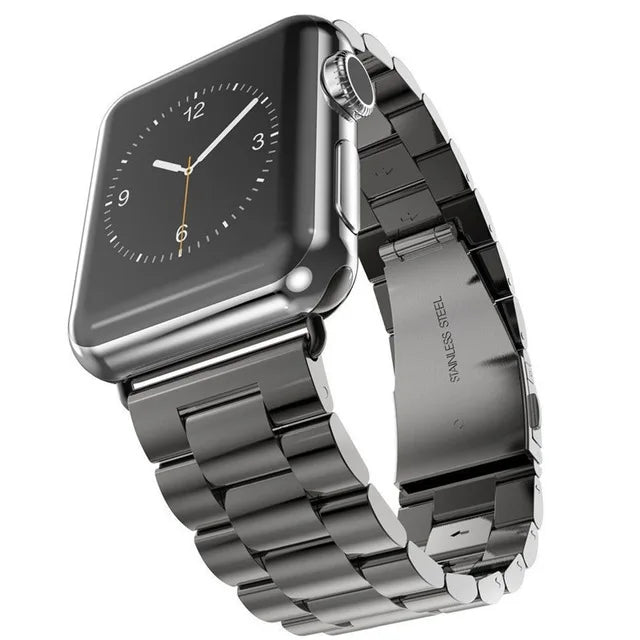 Apple Watch Series Metal Stainless Steel Band Bracelet Straps 40mm 44mm Adapter for IWatch Band