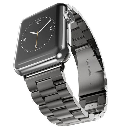Apple Watch Series Metal Stainless Steel Band Bracelet Straps 40mm 44mm Adapter for IWatch Band