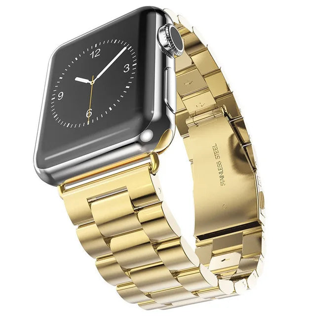 Apple Watch Series Metal Stainless Steel Band Bracelet Straps 40mm 44mm Adapter for IWatch Band
