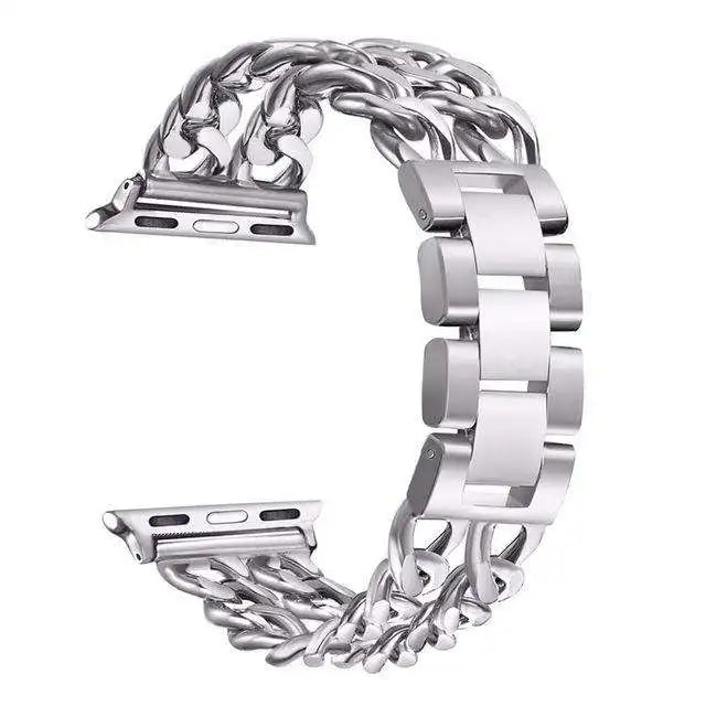 Dropshipping Women's Watch Strap for IWatch Series 7 6 5 4 Jewelry Metal Band for Apple Watch 38mm 42mm 40mm 44mm 41mm 45mm