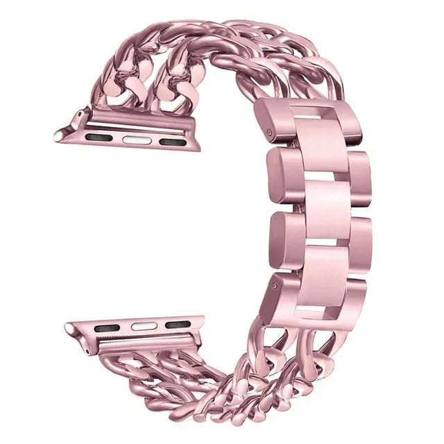 Dropshipping Women's Watch Strap for IWatch Series 7 6 5 4 Jewelry Metal Band for Apple Watch 38mm 42mm 40mm 44mm 41mm 45mm
