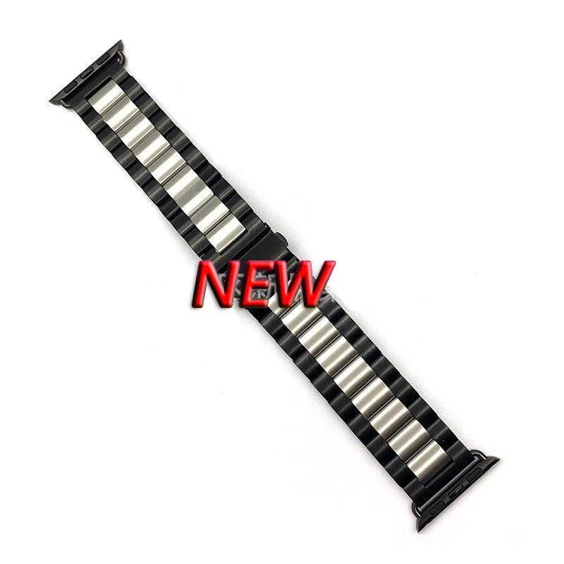 Apple Watch Series Metal Stainless Steel Band Bracelet Straps 40mm 44mm Adapter for IWatch Band