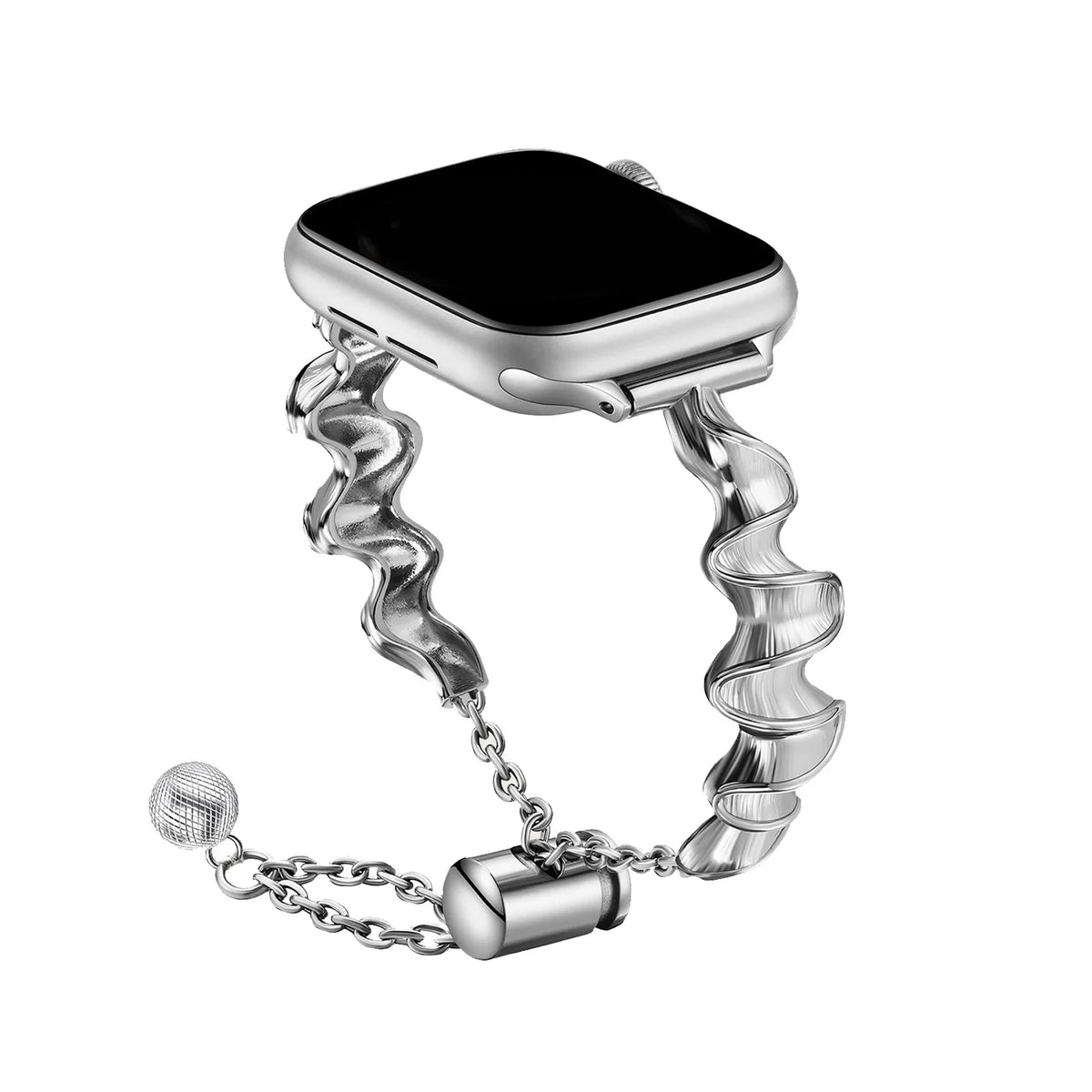 Jewelry Strap for Apple Watch Band Ultra 49mm 41mm 38 44 45mm Luxury Chain Metal Bracelet for IWatch Series 7 8 6 5 4 3 Se Strap