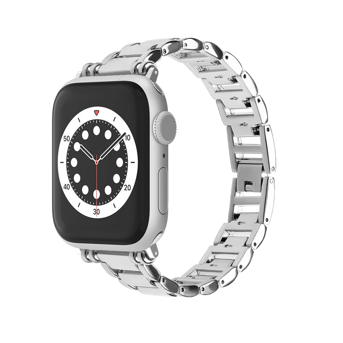 Steel Strap for Apple Watch Band 38mm 42mm 44mm Correa for IWatch Series 7 6 Se 5 4 3 41MM 45mm 40mm Metal Adjustable Bracelet