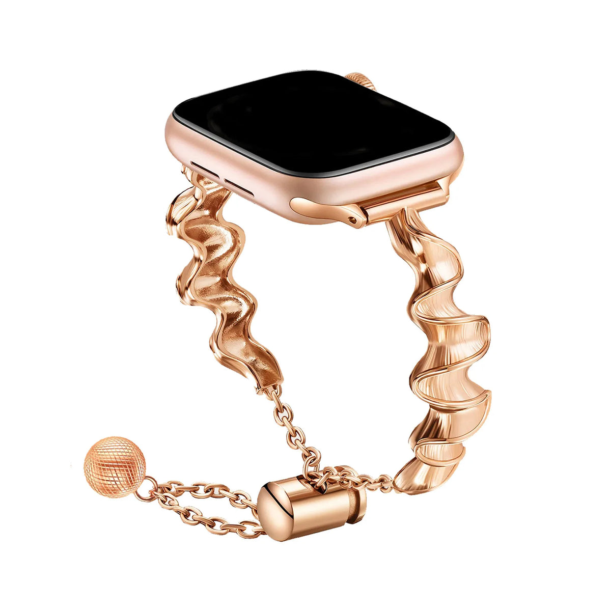 Jewelry Strap for Apple Watch Band Ultra 49mm 41mm 38 44 45mm Luxury Chain Metal Bracelet for IWatch Series 7 8 6 5 4 3 Se Strap