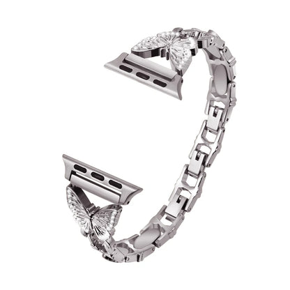 Chain Loop Link Watch Strap for Apple Watch Band 38mm 44mm Metal Strap Bracelet Woman for IWatch Series 8 7 6 SE 5 4