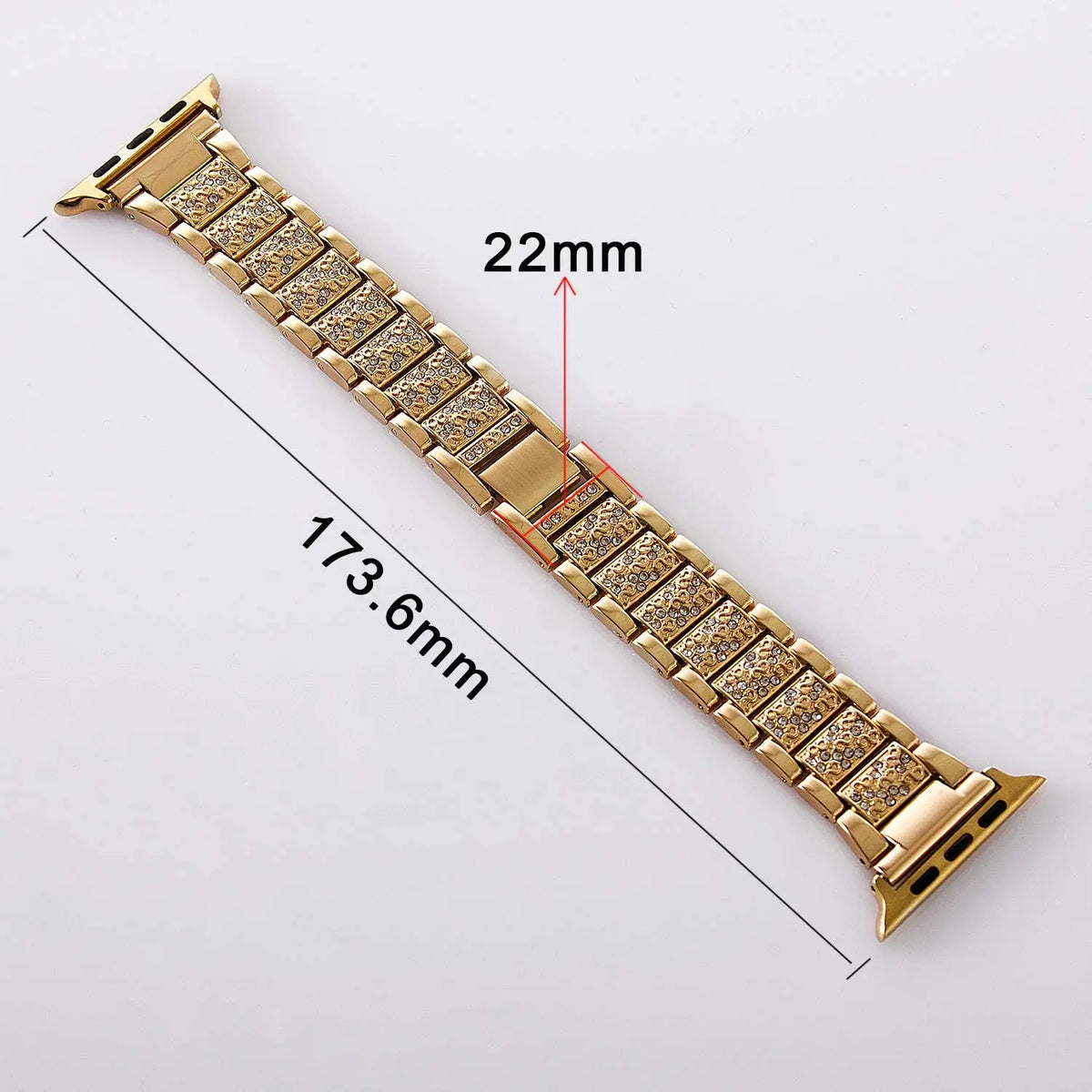 Bracelet Chain Strap for  Apple Watch Series 8 7 6 5 4 SE Stainless Steel Strap for Apple Watch Band 40mm 41mm 44mm 45mm
