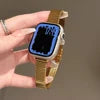 Stainless Steel Watch Bracelet Straps for Apple Watch Bands 46mm 42mm 44mm 49mm 45mm 41mm for Iwatch Series 9 SE 7 8 Ultra 2