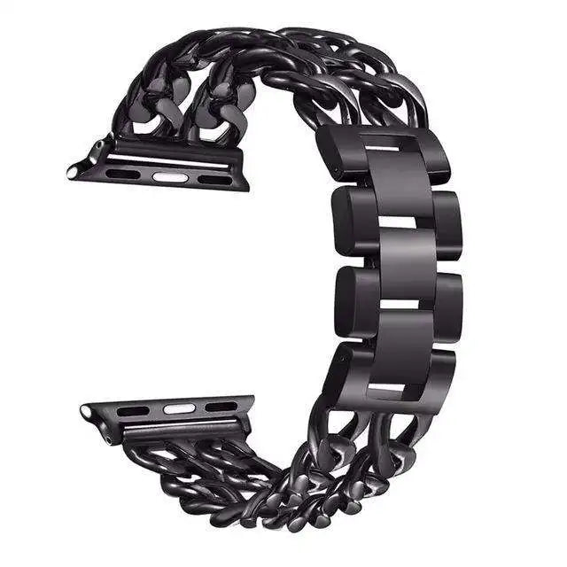 Dropshipping Women's Watch Strap for IWatch Series 7 6 5 4 Jewelry Metal Band for Apple Watch 38mm 42mm 40mm 44mm 41mm 45mm