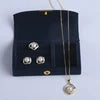 Natural Freshwater Pearl Jewelry Freshwater  Pearl Necklace Ring Earrings Jewelry Sets