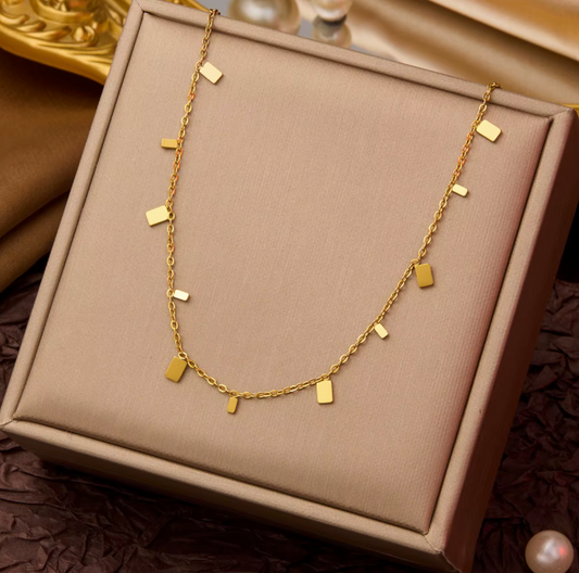 AUR003 - Squares Design Necklace