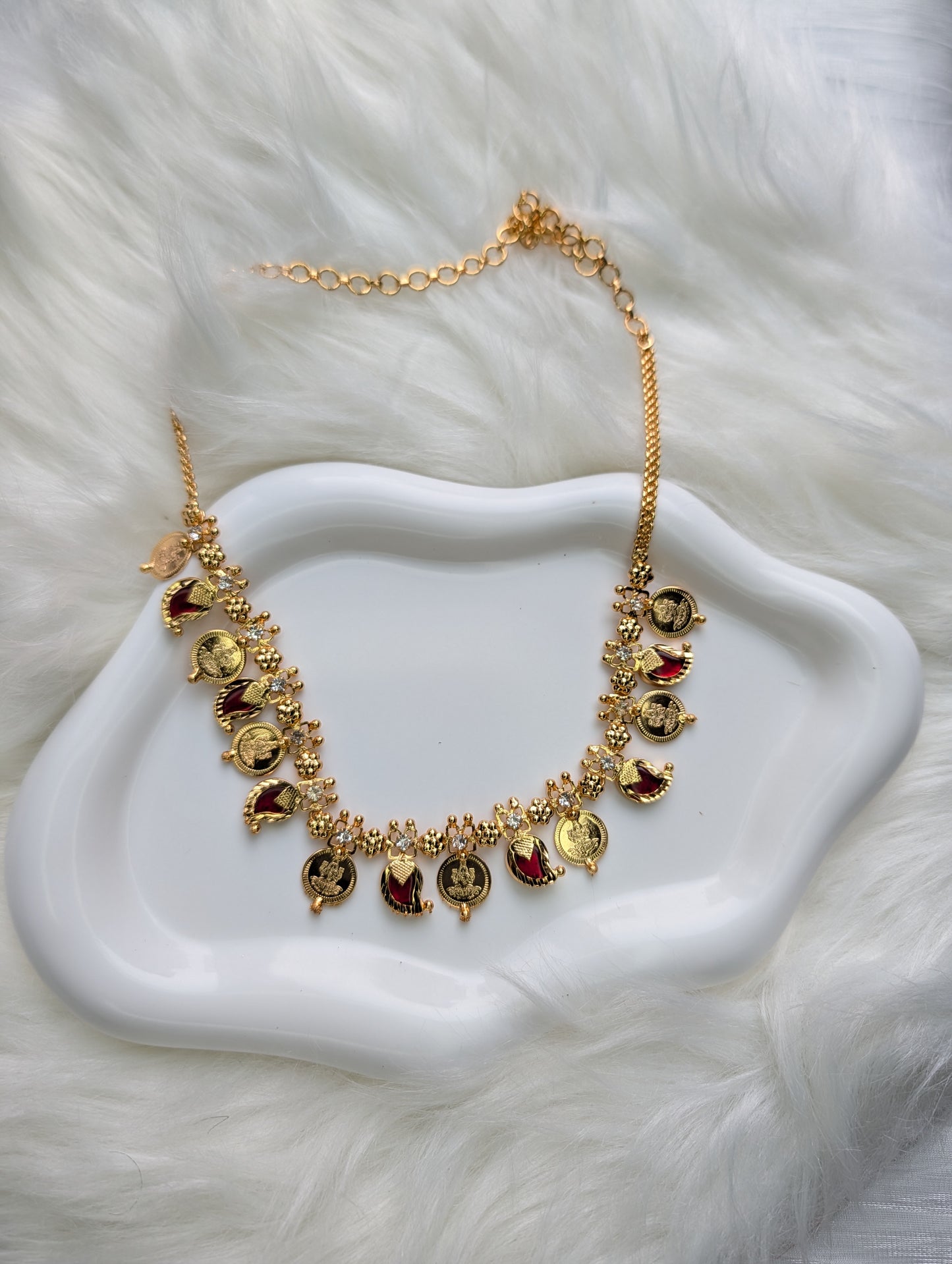 AUR066-Maanga Kaasu Necklace