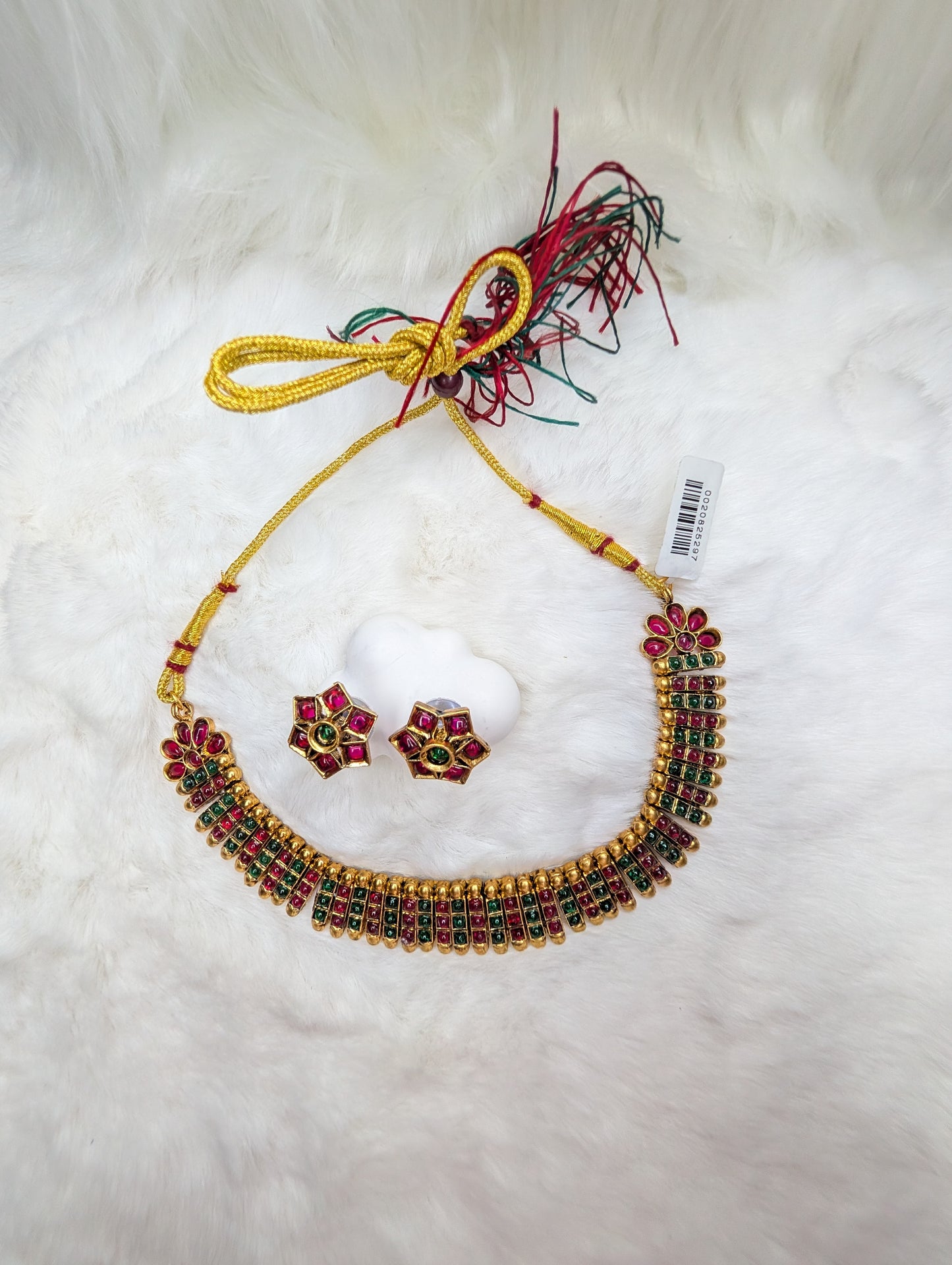 AUR092- Traditional  Necklace and Earring