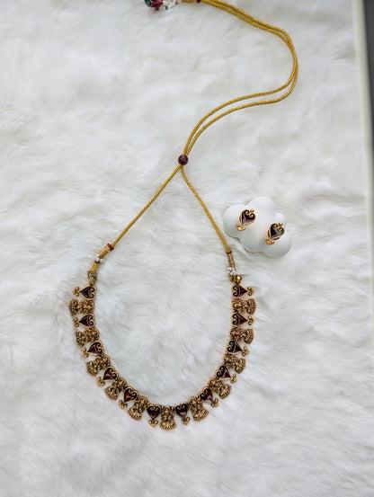 AUR097-  Necklace and Earring