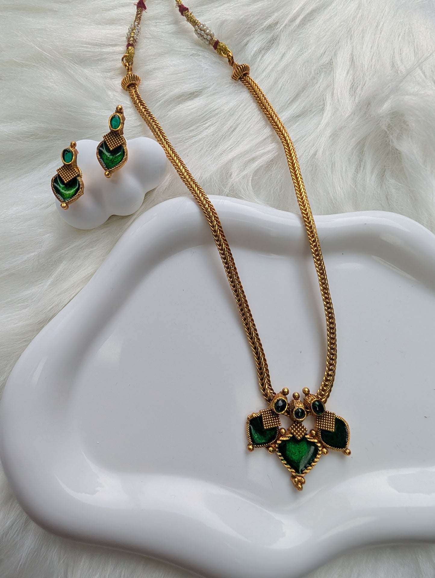 AUR058- Simple Jewelry -Necklace and Earring