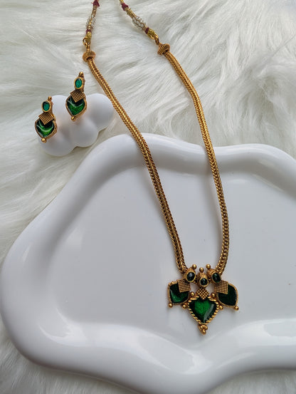 AUR058- Simple Jewelry -Necklace and Earring