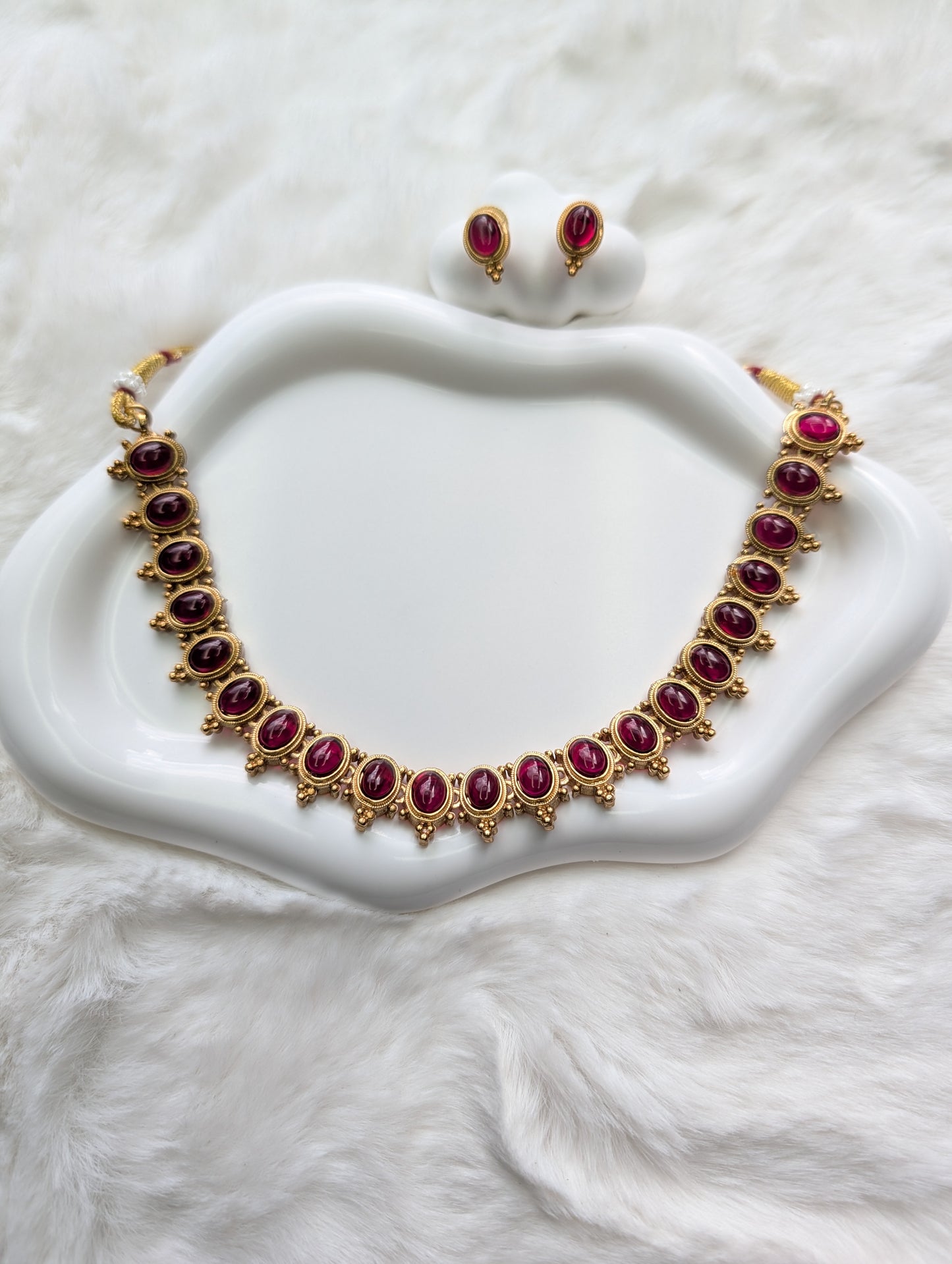 AUR103- Traditional  Necklace and Earring