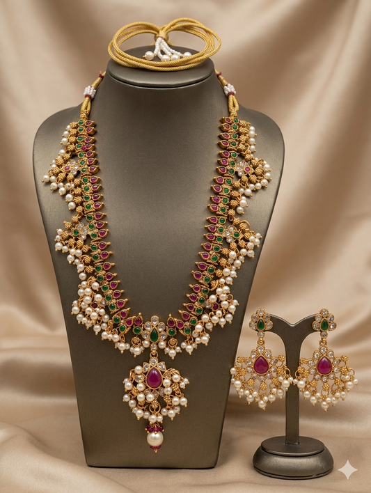 AUR247- Necklace and Earrings Set