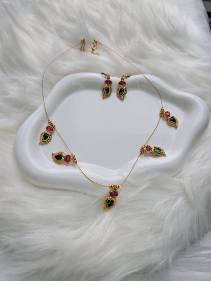 AUR067-Maanga Invisible Chain Necklace