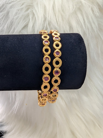 AUR113- Ruby Bangle