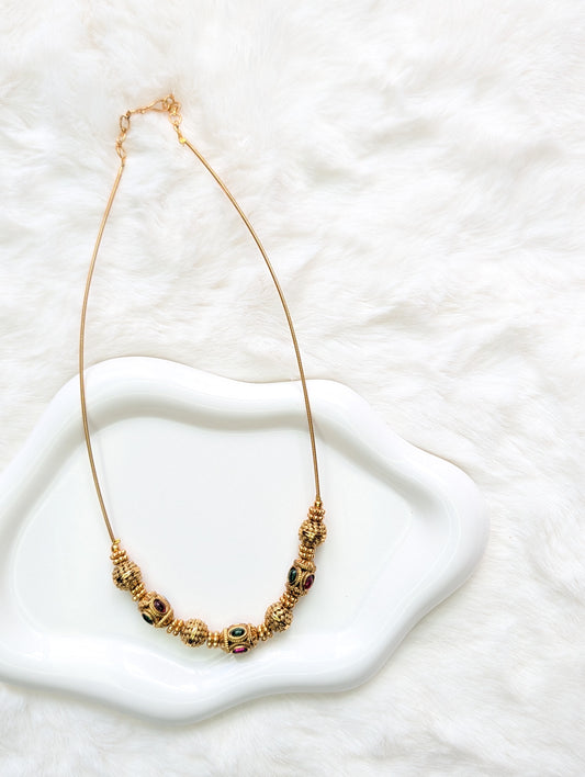 AUR090- Traditional Simple Necklace