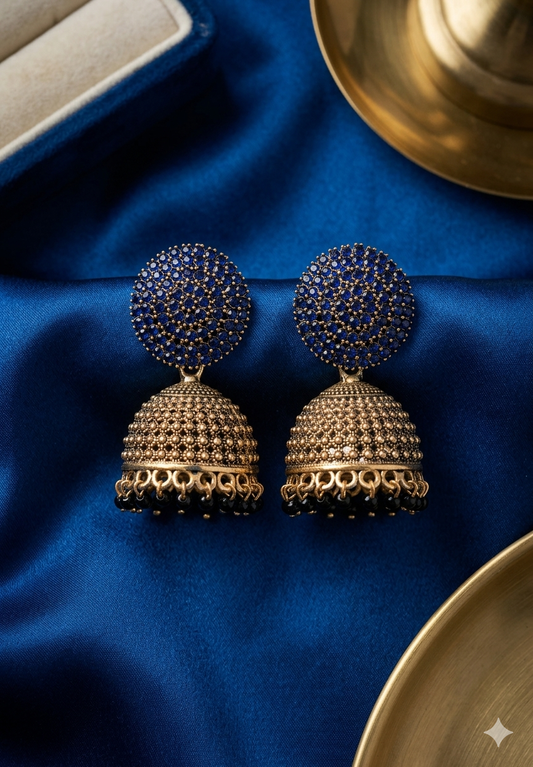 AUR267- Golden Jhumka