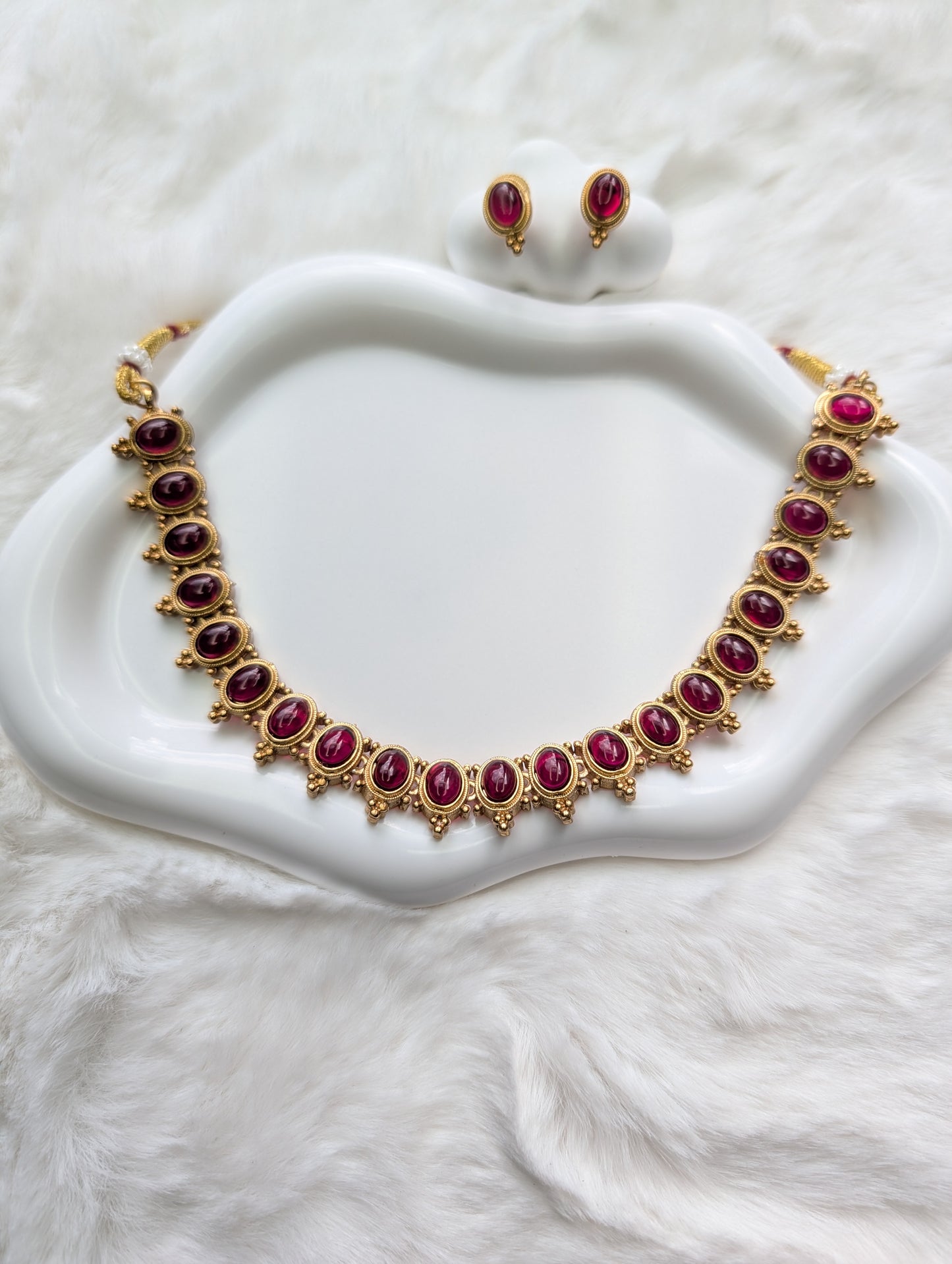 AUR103- Traditional  Necklace and Earring