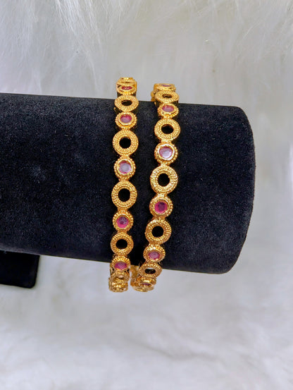 AUR113- Ruby Bangle