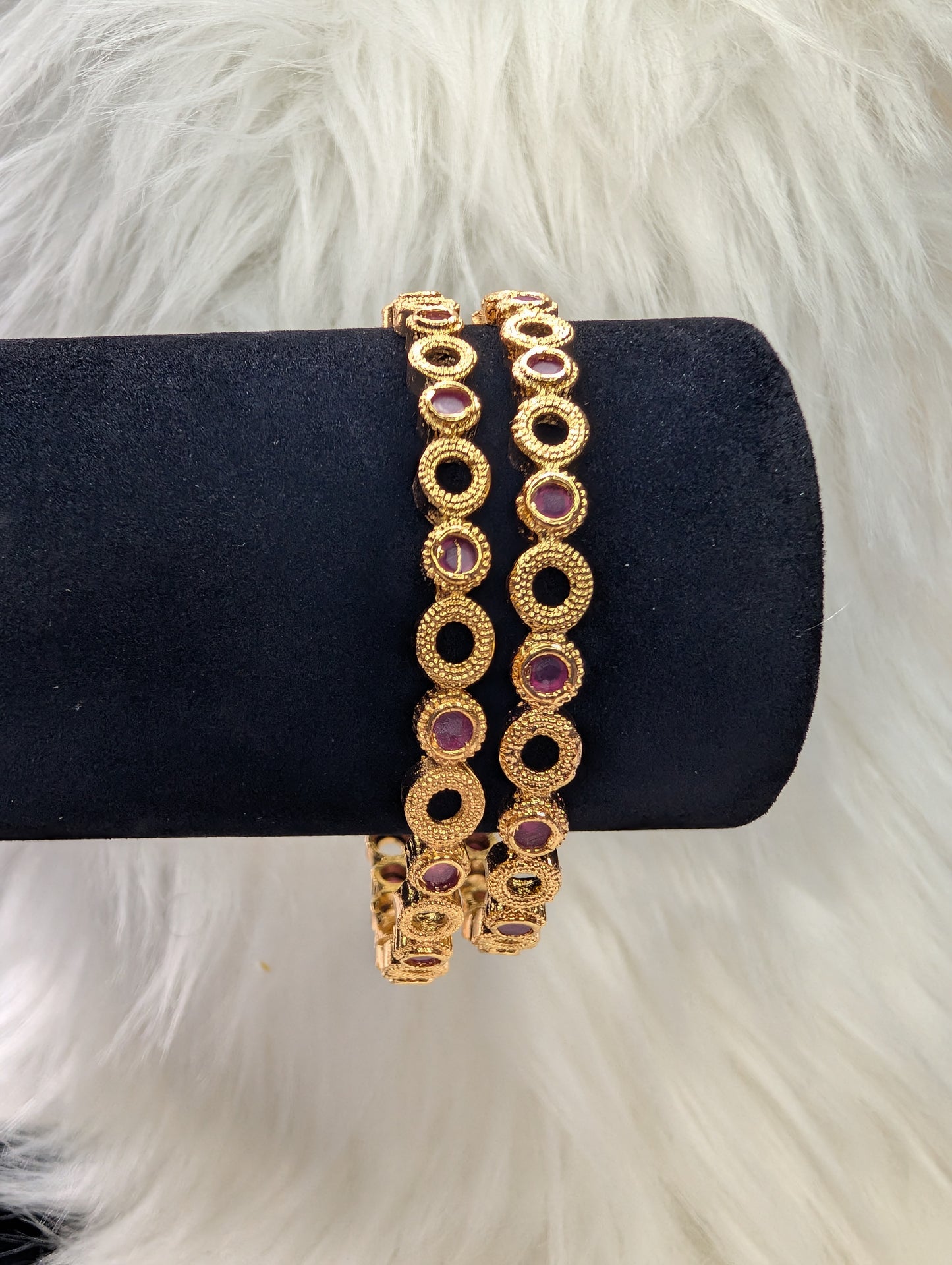 AUR113- Ruby Bangle