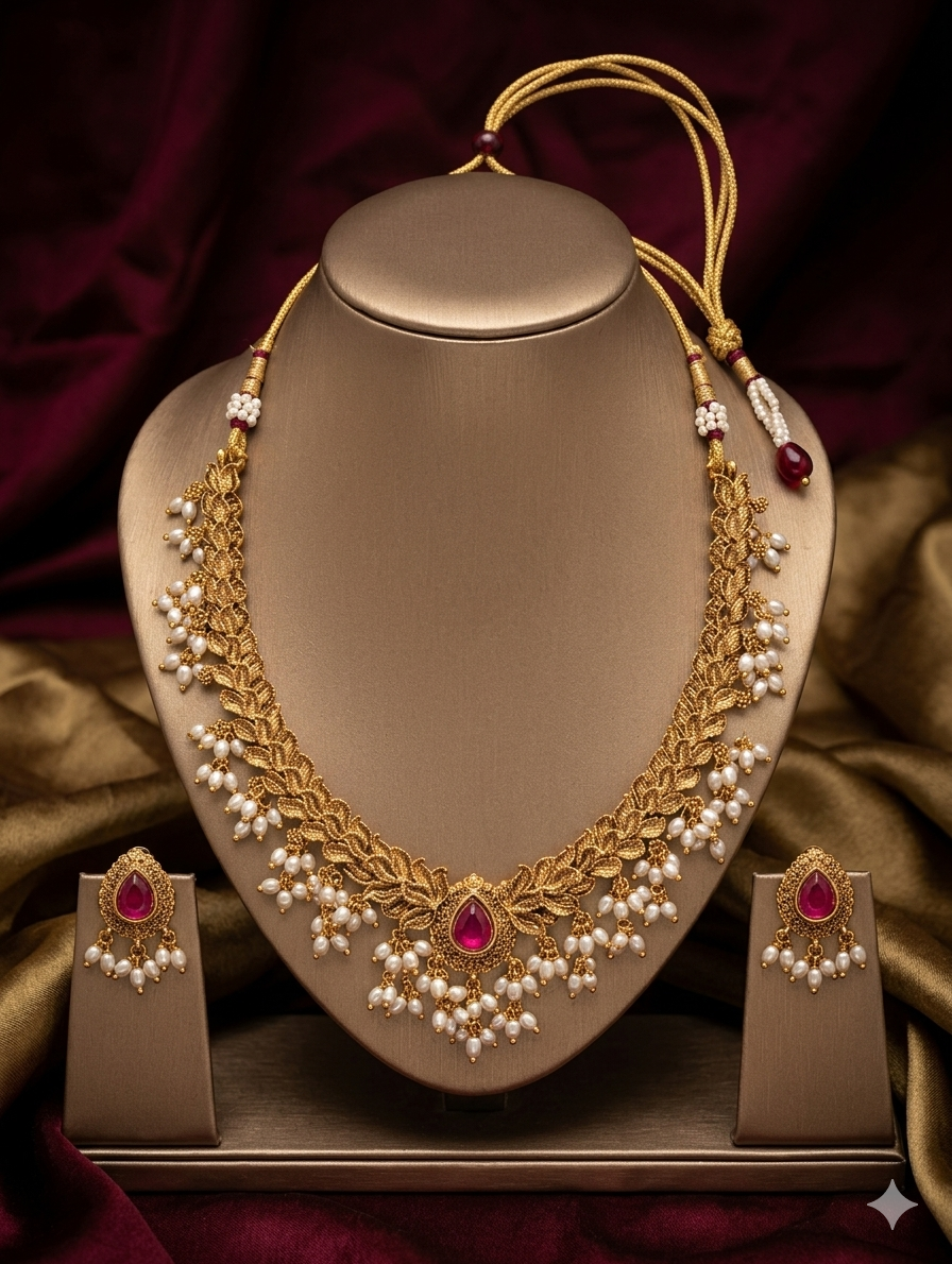AUR248- Necklace and Earrings Set
